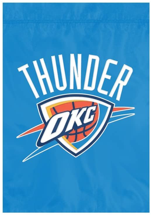 Oklahoma City Thunder Garden Flag Banner Embroidered 12.5x18 Inch