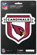 Arizona Cardinals 5 Inch Decal Sticker Shied Design Adhesive Backing