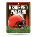 Cleveland Browns 8x11 Metal Parking Sign Embossed Wall Football