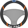 Edmonton Oilers Premium 15 Inch Black Emroidered Steering Wheel Cover