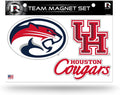 NCAA Houston Cougars Die Cut Team Magnet Set Sheet