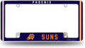 Phoenix Suns Metal License Plate Frame Chrome Tag Cover Alternate Design 6x12 Inch