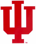 Indiana University Hoosiers 3 Inch Static Cling, Full Clear Adhesive Backing, Easy Peel and Stick Application, Removable and Reusable, Officially Licensed, Made in the USA