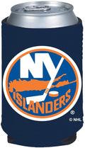 New York Islanders 12oz Drink Can Cooler Insulated Neoprene Beverage Holder, Logo Design