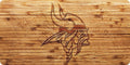 Minnesota Vikings Logo Wood Style Acrylic License Plate