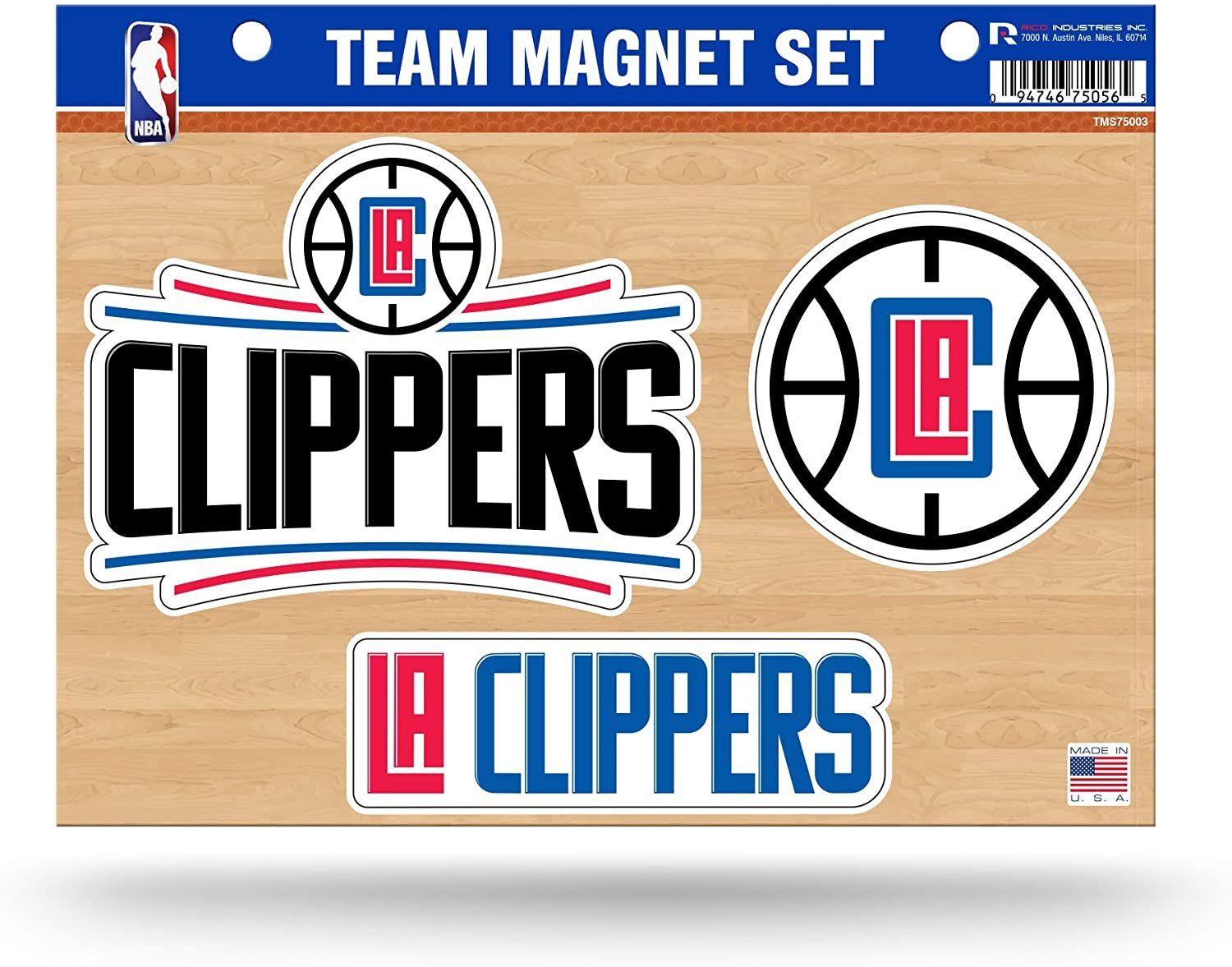 Los Angeles Clippers Team Magnet Set