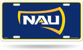 Northern Arizona University Lumberjacks Metal Auto Tag License Plate, Blue Design, 6x12 Inch