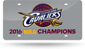 Cleveland Cavaliers 2016 Champions Premium Laser Cut Tag License Plate, Mirrored Acrylic Inlaid, 6x12 Inch