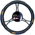 University of Kentucky Wildcats Premium Black Steering Wheel Cover, Rubber Grip, 15 Inch