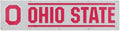 Ohio State University Buckeyes Giant 8x2 Flag Banner Embroidered Applique