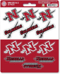 Nicholls State University Colonels 12-Piece Mini Decal Sticker Set, 5x6 Inch Sheet, Gift for football fans for any hard surfaces around home, automotive, personal items