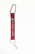 Florida State University Seminoles Carabiner Lanyard Keychain with Key Ring