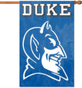 Duke University Blue Devils Banner Flag Premium Double Sided Embroidered Applique 28x44 Inch