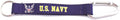 United States Navy Military Carabiner Lanyard Keychain with Key Ring