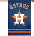 Houston Astros Double Sided Banner Flag Embroidered Applique 44x28 Inch