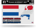 Netherlands National Soccer Die Cut Team Magnet Set
