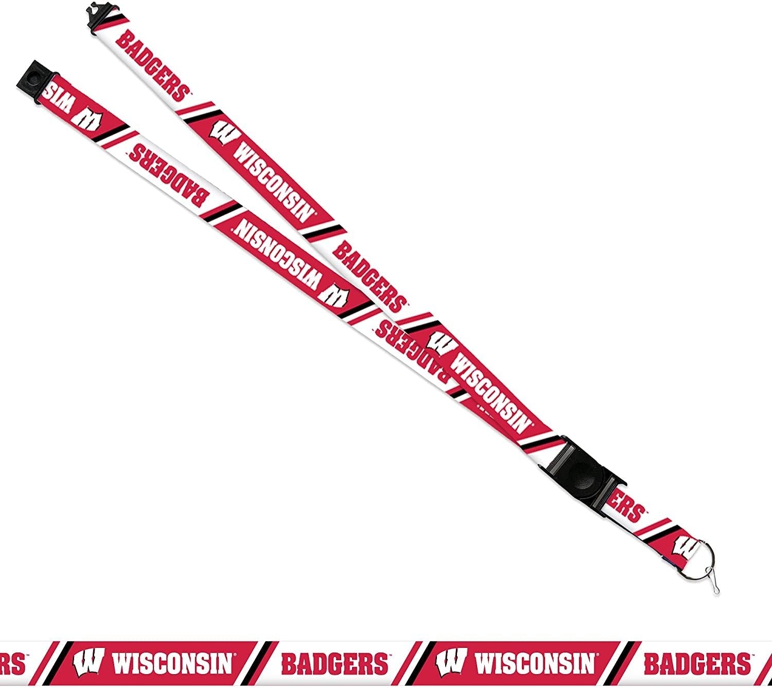 Rico Industries NCAA Wisconsin Badgers Safety Breakaway Lanyard