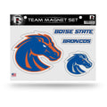 Boise State University Broncos Multi Magnet Set, 8.5x11 Inch Sheet, Die Cut, Auto Home