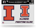 Illinois Illini university of Multi Magnet Sheet Shape Cut 8x11 Inch