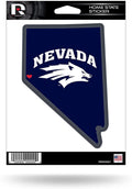 University of Nevada Wolf Pack 5 Inch Decal Sticker, Home State Design, Flat Vinyl, Full Adhesive Backing