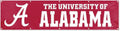 University of Alabama Crimson Tide Giant 8x2 Flag Banner Embroidered Applique