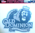 Old Dominion University Monarchs 8 Inch Preforated Window Film Decal Sticker, One-Way Vision, Adhesive Backing