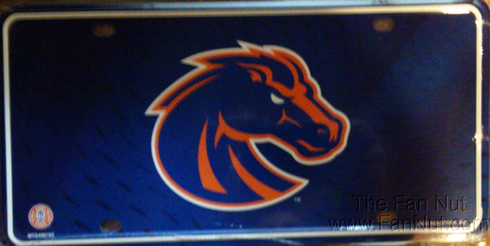 Boise State University Broncos Metal Auto Tag License Plate, Logo Design, 6x12 Inch