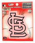 St Louis Cardinals 5 Inch Die Cut Flat Vinyl Decal Sticker Pink Logo Adhesive Backing