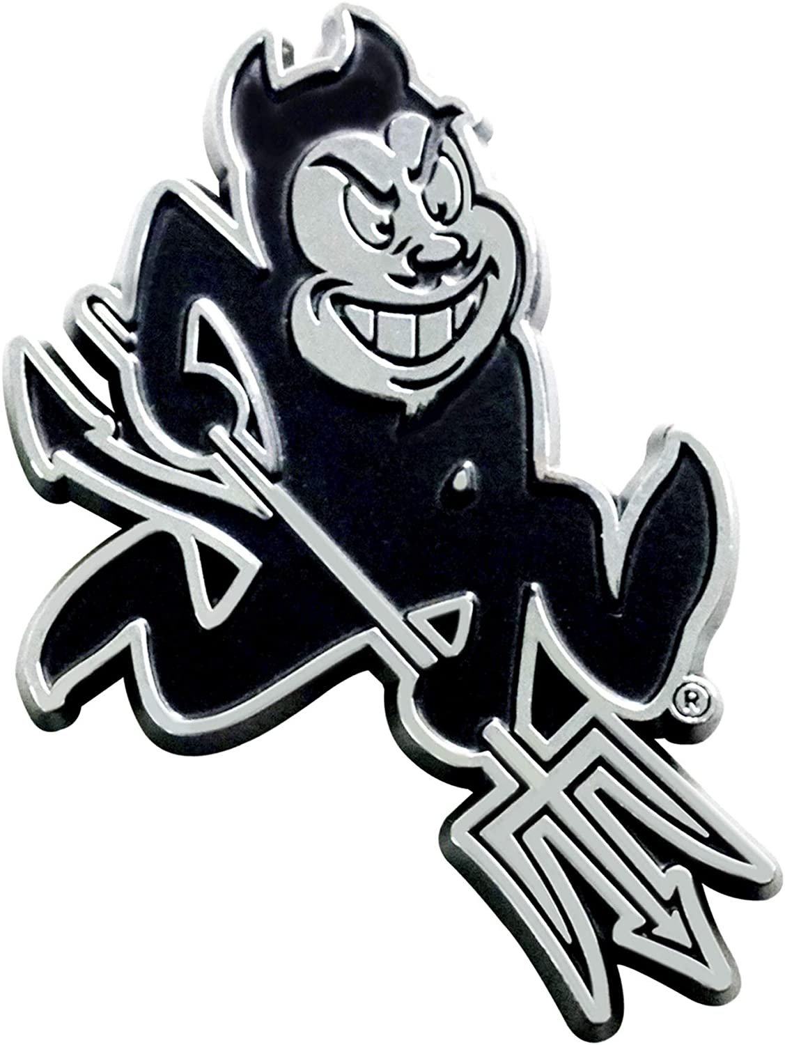 NCAA Arizona State Sun Devils Chrome Emblemchrome Emblem, Team Colors, One Sized