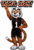 Cincinnati Bengals Soft Felt Wall Pennant, Primary Design, 18 Inch, Easy to Hang