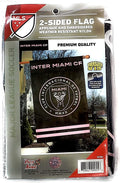 Inter Miami Banner Flag Premium Double Sided Embroidered Applique 28x44 Inch