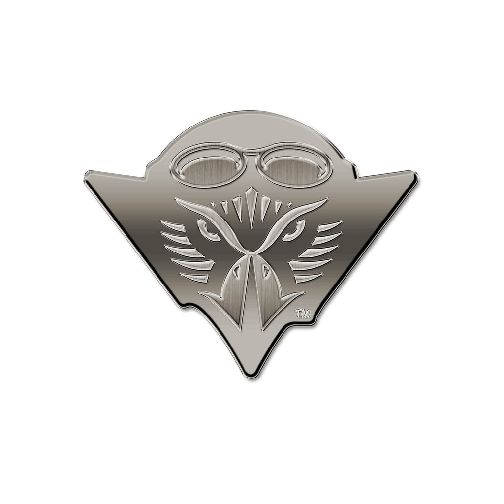Rico Industries NCAA Tennessee-Martin Skyhawks Antique Auto Emblem Antique Nickel Auto Emblem for Car/Truck/SUV