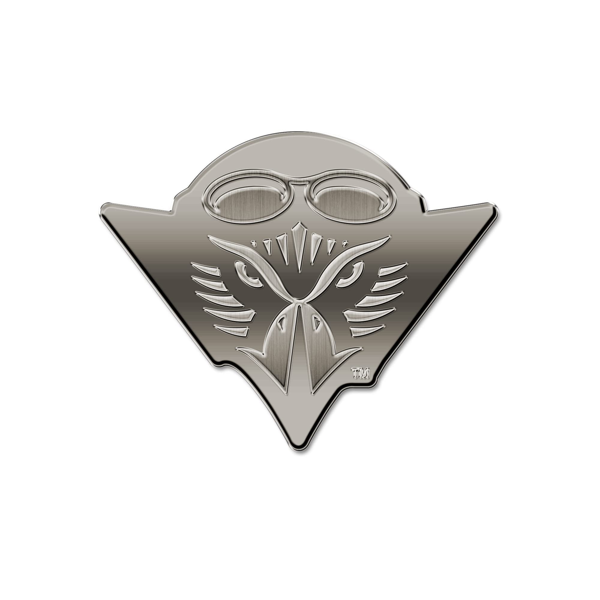 Rico Industries NCAA Tennessee-Martin Skyhawks Antique Auto Emblem Antique Nickel Auto Emblem for Car/Truck/SUV