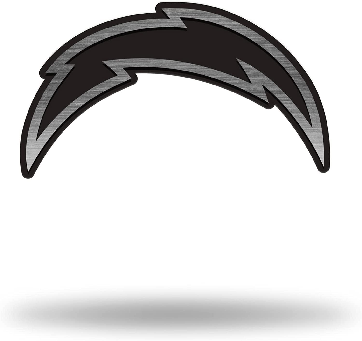 Los Angeles Chargers Solid Metal Auto Emblem Antique Nickel Design