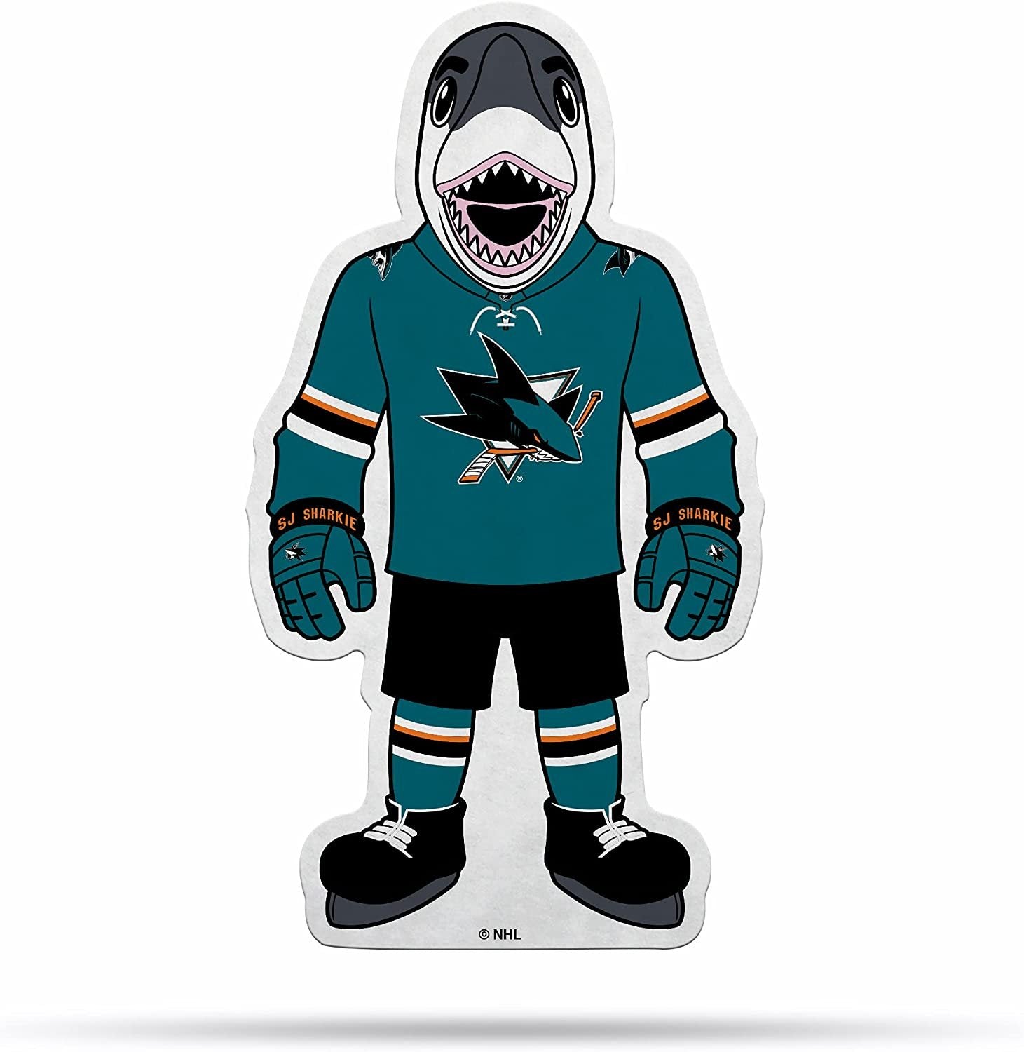 San Jose Sharks MASCOT Design Pennant Soft Felt 18 Inch