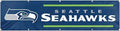 Seattle Seahawks Huge 8x2 Feet Premium Emboridered Banner Flag Metal Grommets