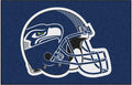 Seattle Seahawks Floor Mat Area Rug, 20x30 Inch, Nylon, Anti-Skid Backing