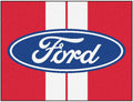 Ford Logo Floor Mat Area Rug, 20x30 Inch, Nylon, Anti-Skid Backing