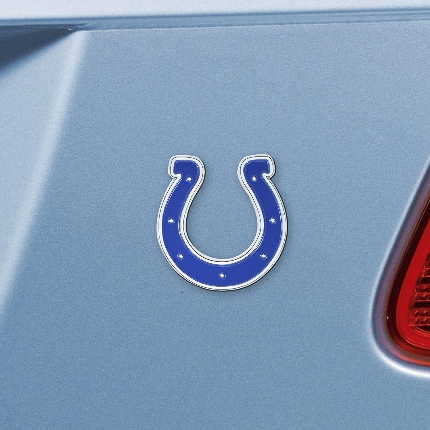 Indianapolis Colts Solid Metal Color Auto Emblem Raised Die Cut