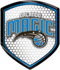 Orlando Magic High Intensity Reflector, Shield Shape, Raised Decal Sticker, 2.5x3.5 Inch, Home or Auto, Full Adhesive Backing