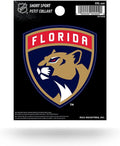 Florida Panthers 3 Inch Decal Sticker, Flat Vinyl, Die Cut, Full Adhesive Backing