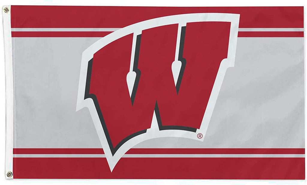 University of Wisconsin Badgers Flag Banner 3x5 Feet Metal Grommets Logo Design