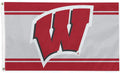 University of Wisconsin Badgers Flag Banner 3x5 Feet Metal Grommets Logo Design