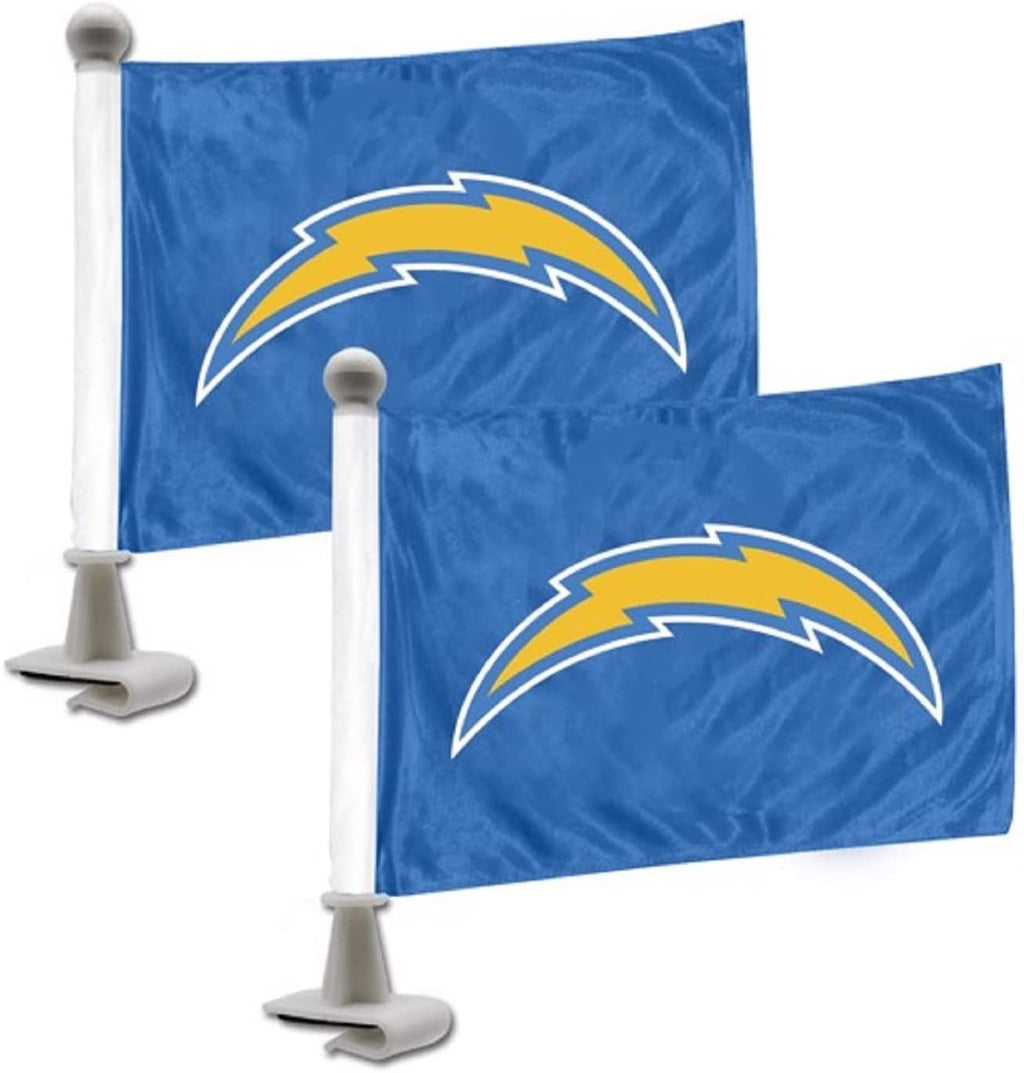 Los Angeles Chargers Ambassador Flag Banner Pair Auto Premium Car Outdoor Set Football