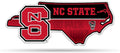 North Carolina State University Wolfpack 18 Inch Soft Felt Pennant, State Shape