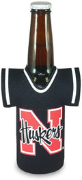 University of Nebraska Cornhsukers 16oz Drink Bottle Cooler Insulated Neoprene Beverage Holder, Team Jersey Design