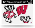 Wisconsin Badgers University of Multi Magnet Sheet Shape Cut 8x11 Inch