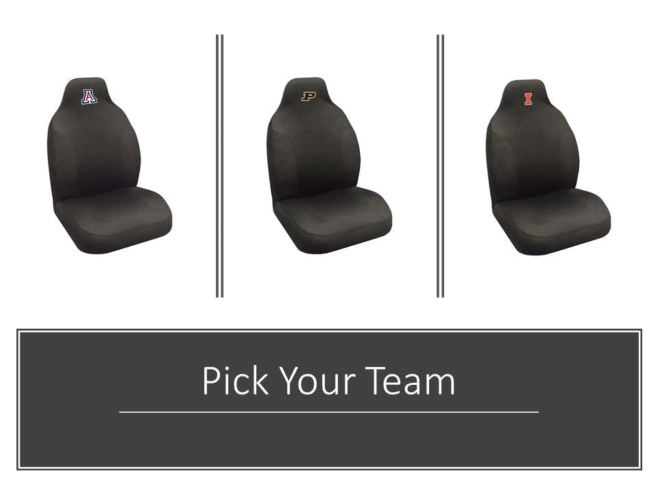 Washington State Cougars Bucket Auto Seat Cover 48x20 Inch Elastic
