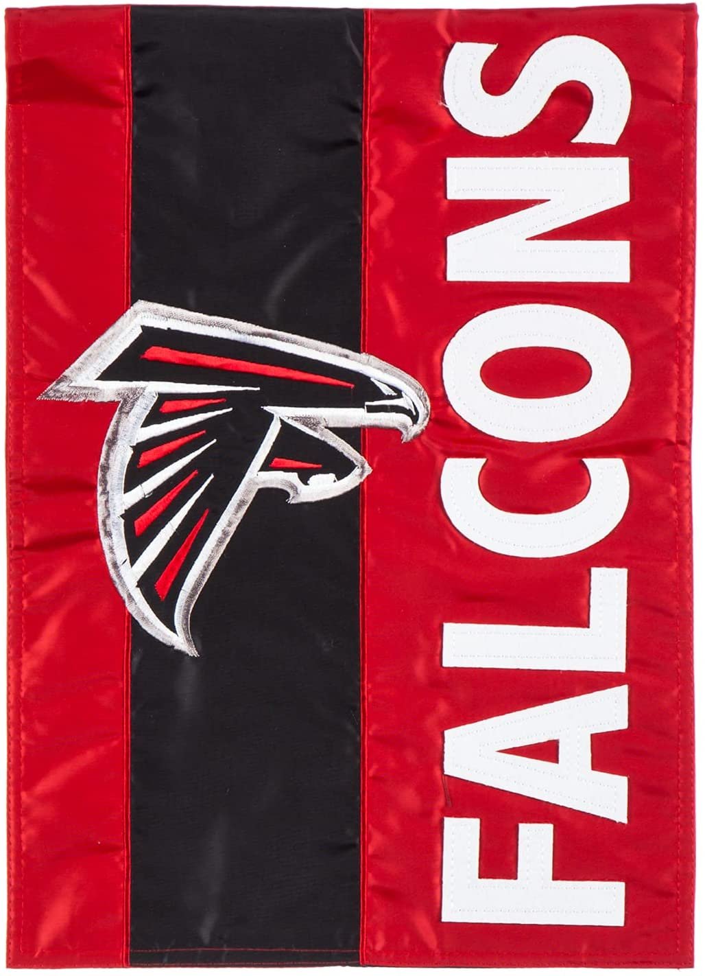 Atlanta Falcons Double-Sided Embroidered Logo Applique Flag 28 x 44 inches