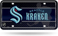 Seattle Kraken Metal Auto Tag License Plate, Logo Design, 6x12 Inch